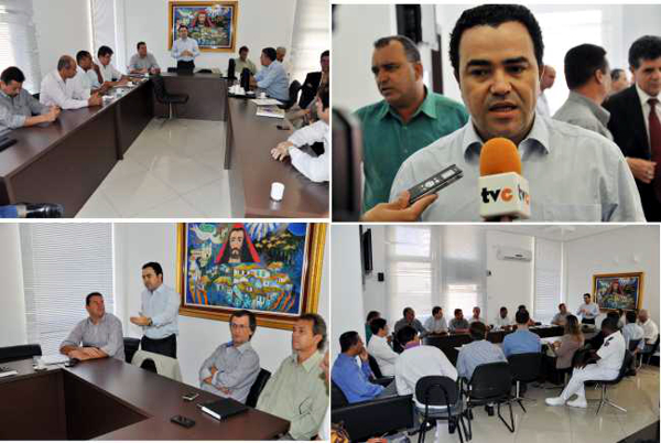 Prefeito apresenta SIM, transferindo Pronto Socorro para UPA Ponte Funda e cria leitos para o HSJD no local do PS reunio vlad camara
